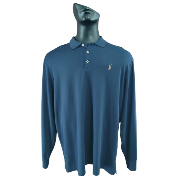 Polo Ralph Lauren Men's XL TG Classic Fit  Long Sleeve Pullover Shirt - Picture 3 of 5